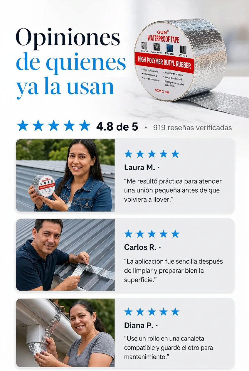 Cinta antigoteras 2x1 - Reseñas